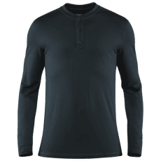 Tricou cu mânecă lungă Fjällräven Singi Merino Henley Men Dark Navy