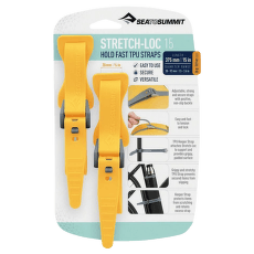 Curea Sea to Summit Stretch-Loc 15 - 20mm x 375mm 2 Pack Yellow (YW)