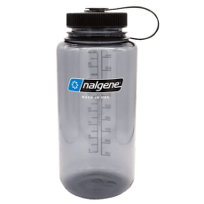 Sticlă Nalgene Wide Mouth Sustain 1000 ml Gray, W/Black Cap, Sustain  682021-0333