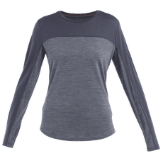 Tricou cu mânecă lungă Icebreaker Merino 125 Cool-Lite™ Sphere LS Tee Colour Block Women GRAPHITE HTHR/GRAPHITE/CB