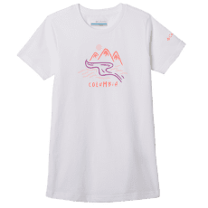 Tricou cu mânecă scurtă Columbia Mission Lake Short Sleeve Graphic Shirt Girls White, Weaving Waterscape 106