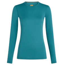Tricou cu mânecă lungă Icebreaker Oasis LS Crewe Women (104375) TOPAZ