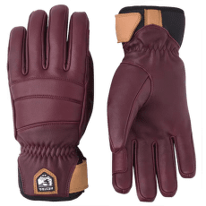 Mănuși Hestra Fall Line - 5 finger Women Bordeaux