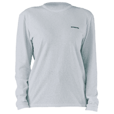 Tricou cu mânecă lungă Patagonia Long-Sleeved P-6 Logo Women White