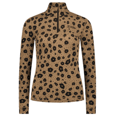 Tricou cu mânecă lungă Mons Royale Cascade Merino Flex 1/4 Zip Long Sleeve Women Aoraki Lily Toffee