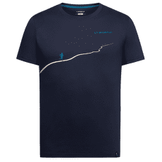 Tricou cu mânecă scurtă La Sportiva TRAIL T-SHIRT Men Night Sky/Chalk