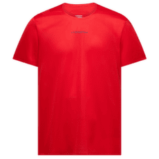 Tricou cu mânecă scurtă La Sportiva PURE T-SHIRT Men Mountain Red/Night Sky