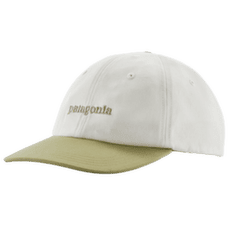 Capac Patagonia Fitz Roy Icon Trad Cap Text Logo: Birch White w/Gumtree Green