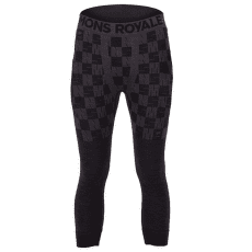 Colanți Mons Royale Ascender Merino Seamless 3/4 Legging Men Forged Iron / Black