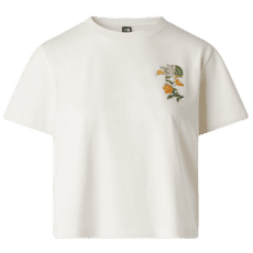 Tricou cu mânecă scurtă The North Face Flora Embro Regular Short Sleeve Tee-Graphic Women WHITE DUNE