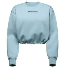Hanorac La Sportiva HERITAGE LOGO CROP SWEATER Women Limestone/Night Sky
