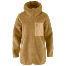 Jachetă Fjällräven Vardag Pile Fleece Long Women Buckwheat Brown