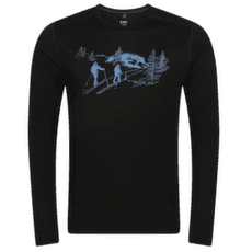 Tricou cu mânecă lungă Direct Alpine Furry Long 3.0 black (Northbound)