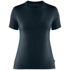 Tricou cu mânecă scurtă Fjällräven Abisko Wool SS Women Dark Navy