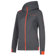Hanorac La Sportiva MOOD HOODY Women Carbon/Cherry Tomato