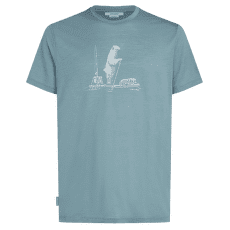 Tricou cu mânecă scurtă Icebreaker Merino 150 Tech Lite SS Tee Polar Paddle Men BLUE ASH
