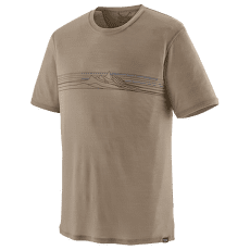 Tricou cu mânecă scurtă Patagonia Capilene® Cool Merino Graphic Shirt Men Strata Stripe: Seabird Grey