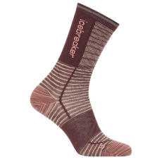 Șosete Icebreaker Merino Blend Run+ Ultralight Crew Women SUMMIT FD/JAVA/ACID PINK