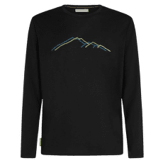 Tricou cu mânecă lungă Icebreaker Merino 150 Tech Lite LS Tee Rainer Ridge Men BLACK
