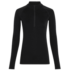 Pulover Icebreaker 300 MerinoFine™ Polar LS Half Zip Women Black