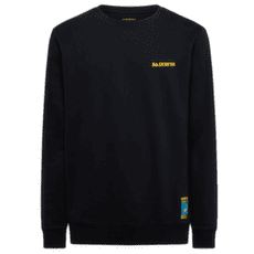 Hanorac La Sportiva CLIMBING ON THE MOON Sweatshirt Men Nero/Giallo