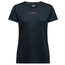 Tricou cu mânecă scurtă La Sportiva PURE T-SHIRT Women Black/Hibiscus