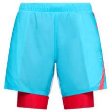 Pantaloni scurți La Sportiva FLOW 5" SHORT Women Malibu Blue/Hibiscus