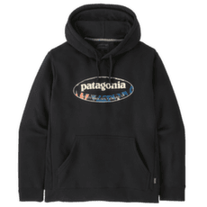Hanorac Patagonia ’95 Oval Logo Uprisal Hoody Men Black: Kaleido