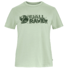 Tricou cu mânecă scurtă Fjällräven Lush Logo T-Shirt Women Soft Jade