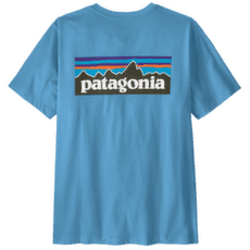 Tricou cu mânecă scurtă Patagonia P-6 Logo T-Shirt Men Shore Blue