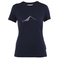 Tricou cu mânecă scurtă Icebreaker Merino 150 Tech Lite SS Tee Southern Constellation Women Midnight Navy