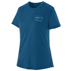 Tricou cu mânecă scurtă Patagonia Cap Cool Merino Graphic Shirt Women 73 Skyline: Endless Blue