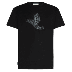 Tricou cu mânecă scurtă Icebreaker Merino 150 Tech Lite SS Tee Skiing Yeti Men BLACK