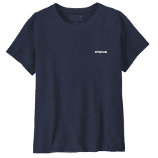 Tricou cu mânecă scurtă Patagonia P-6 Logo Responsibili-Tee Women New Navy