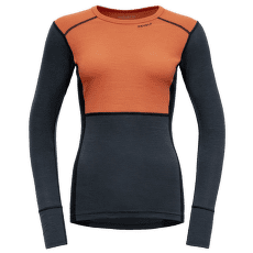 Tricou cu mânecă lungă Devold Lauparen Merino 190 Shirt Women 121C CORAL/NIGHT/INK