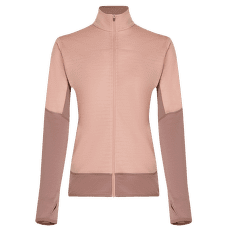 Hanorac Icebreaker Merino Blend 300 RealFleece™ Descender LS Zip Women SUMMIT/BLUSH/CB