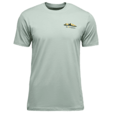 Tricou cu mânecă scurtă Black Diamond Mountainscape SS Tee Men Agave