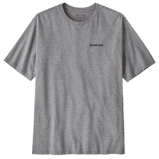 Tricou cu mânecă scurtă Patagonia P-6 Logo Responsibili Tee Men Gravel Heather