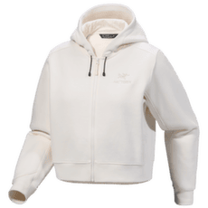 Hanorac Arcteryx Emblem Fleece Full Zip Crop Hoody Women Arctic Silk