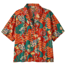 Cămașă cu mânecă scurtă Patagonia Tidal Threads Shirt Tropiclimb: Hot Ember