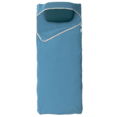 Inserție pentru sac de dormit Sea to Summit Breeze Lightweight Liner - Rectangular w/ Pillow Sleeve Cendre Blue