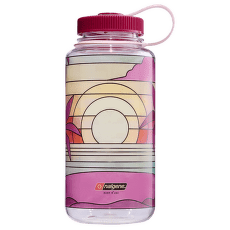 Sticlă Nalgene Wide Mouth Sustain 1000 ml Stained Glass Sunset