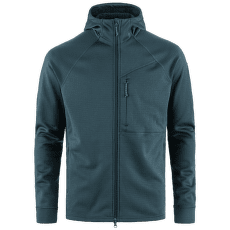 Hanorac Fjällräven Abisko Grid Fleece Hoodie Men Mountain Blue