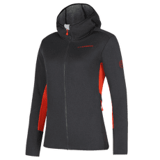 Hanorac La Sportiva COSMIC HOODY Women Carbon/Cherry Tomato