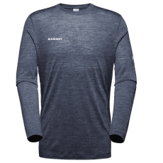 Tricou cu mânecă lungă Mammut  Tree Wool FL Longsleeve Men marine melange 5784