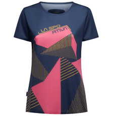 Tricou cu mânecă scurtă La Sportiva COMP T-SHIRT Women Night Sky/Rosebay