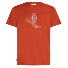 Tricou cu mânecă scurtă Icebreaker Merino 150 Tech Lite SS Tee Skiing Yeti Men AGATE