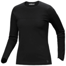 Tricou cu mânecă lungă Arcteryx Hallam Merino Wool Crew Women Black