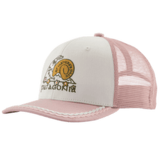 Capac Patagonia Trucker Hat Kid Natures Pace: Birch White