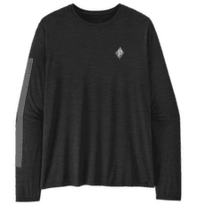 Tricou cu mânecă lungă Patagonia LONG-SLEEVED CAP COOL DAILY SHIRT - HUT TRIPPER Men Black